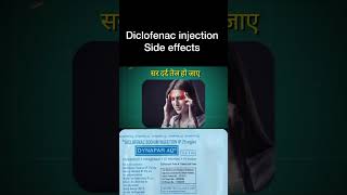 Diclofenac aq injection side effects l diclofenac injection medicine vinayakmedicosejaipur reel [upl. by Legin]