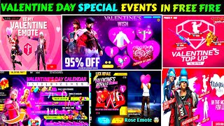 Valentine Wish Event Free Fire  Free Fire Valentine Day Events 2024  Free Fire New Event [upl. by Grannias791]