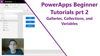 Power Apps Tutorial for Beginners Part 2  Galleries Collections and Variables [upl. by Ancalin]