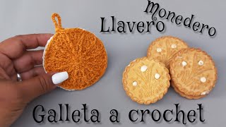 ✅Como hacer llavero o monedero en forma de galleta crochet o ganchillo crochet adorno [upl. by Viridi176]