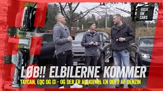 Elbilerne kommer Vi kører Taycan EQC og i3 [upl. by Merriott]