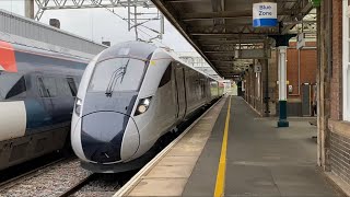 Brand new 805002 speeds past Nuneaton on test With a mega 4 tone [upl. by Certie122]