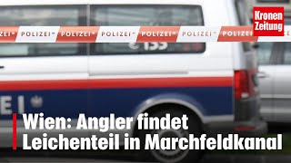 Grausamer Fund in Wien Angler findet Leichenteil in Marchfeldkanal  kronetv NEWS [upl. by Bernetta]