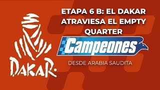 DAKAR 2024  ETAPA 6 B DESDE ARABIA SAUDITA  Campeones 120124 [upl. by Esiuqram421]