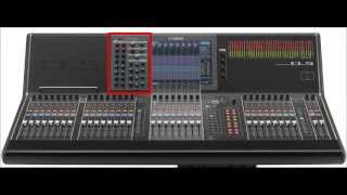 YAMAHA CL5 series Curso consolas digitales Parte 1 superficie de control resumido [upl. by Freemon]