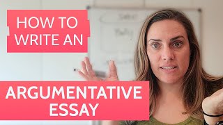 How to Write an Argumentative Essay  Advance Writing [upl. by Saffian]