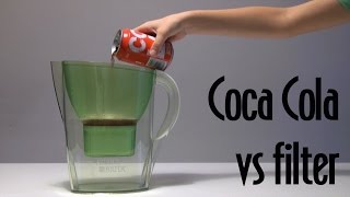 Coca Cola vs Brita filter What happens Experiment [upl. by Mayyahk114]