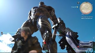 FINAL FANTASY XV  MAX Angelus0 Boss Fight amp Titan Summon l Hardest Superboss In FF15 l PS4 Pro [upl. by Ydrah]