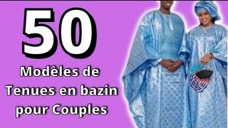 Mode Africaine 2024 50 modèles de Tenues en Bazin pour Couples  Mode Bazin Mode Wax Femme Homme [upl. by Allix]