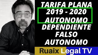 Tarifa Plana Autonomos  Autonomo Dependiente  Falso Autonomo  Abogados  Advocats  Barcelona [upl. by Aniale]