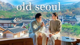 Should we move here Old Seoul 🍂 Traditional korean hanok village in the mountains ⛰️ Vlog 📹 [upl. by Dranyar]