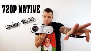 Best 720p Projector Under 200 2017 New 720p Native Projector [upl. by Lrigybab]