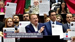 Inicia discusión en Cámara de Diputados sobre Guardia Nacional  Noticias con Ciro Gómez Leyva [upl. by Pilif882]