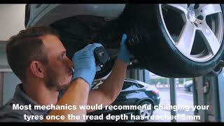 How to check tyre tread depth [upl. by Aeirdna583]