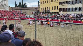 A host of clips from Calcio Storico 2024 in FlorenceBianchi Santo Spirito versus SMN Rossi 8 [upl. by Judenberg204]