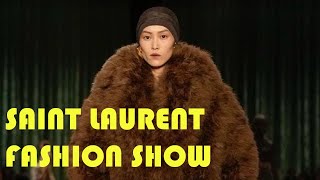 défilé SAINT LAURENT automne hiver 2024 2025 [upl. by Weissmann]