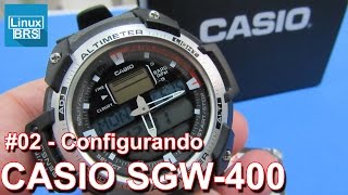 Casio sgw400  configurando [upl. by Azilanna]