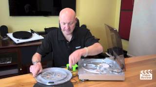 Tutorial  How To Replace A Turntable Belt [upl. by Rafiq]