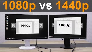 1080p vs 1440p Monitor [upl. by Mallin965]