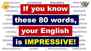 If you know these 80 words your English is IMPRESSIVE [upl. by Patty]