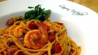 Linguine with Shrimp Al Diablo Recipe by Laura Vitale quotLaura In The Kitchenquot Episode 44 [upl. by Semmes]