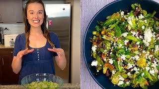 Shaved Brussel Sprouts with Bacon amp Cranberries [upl. by Voe]