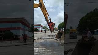 Construcción de rotonda en la carretera central Sancti Spíritus II [upl. by Faux]