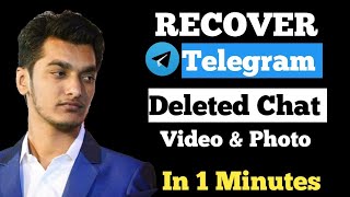 Telegram deleted message Video Photo wapas Kaise Laye  How to Recover Deleted Chat Video Photo [upl. by Bob]