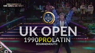 1990 UK Open Dance Championships Professional Latin  BOURNEMOUTH [upl. by Sirod]