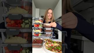 Healthy Meal Prep  100G Protein  Link to full recipes⬆️ mealprep highprotein healthyrecipes [upl. by Dnomhcir246]