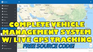 Fleet Management System with Live GPS Tracking in PHP  Free Source Code Download [upl. by Natika858]