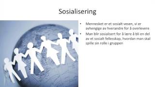 Samfunnsfag  Identitet og sosialisering [upl. by Hera334]