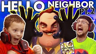 WE SCARED OUR BLIND NEIGHBOR FGTEEV Scary Hello Neighbor Horror Game Part 2 Alpha 2 Update [upl. by Nodnart]