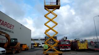 HAULOTTE H1150E EL SCISSOR LIFT 2000 [upl. by Airdnas]