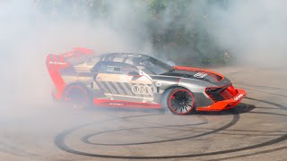 BEST DRIFTS amp POWERSLIDES at the FAMOUS Turnaround Goodwood FOS 2023 [upl. by Burwell]