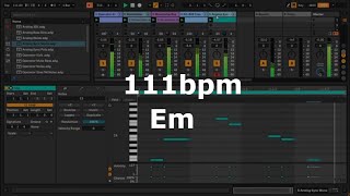 Deep Melodic Techno  Ableton Live  Workflow amp Live Act  171123 [upl. by Elgna]