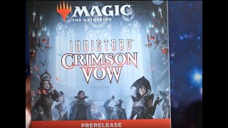 MTG Crimson Vow Prerelease Kit Opening [upl. by Eillit]