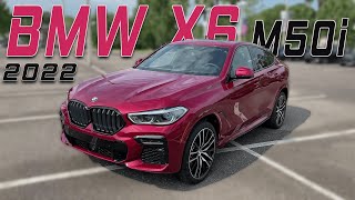 2022 BMW X6 M50i Interior and Exterior in detail [upl. by Eednyl93]