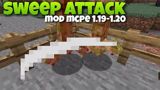 sweep attack mod for mcpe 120  minecraft sweep attack mod  sweeping edge minecraft pe 120 [upl. by Lou]