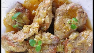 HIT Polędwiczki wieprzowe duszone w sosie własnym  Pork tenderloin recipe  MajkelGotuje [upl. by Nivlam913]