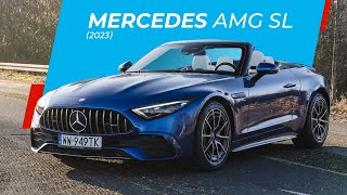 MercedesAMG SL  Co z tym silnikiem  Test OTOMOTO TV [upl. by Nekcerb]