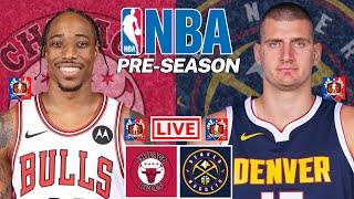 Chicago Bulls vs Denver Nuggets  NBA Live Scoreboard 2023 [upl. by Laurin]