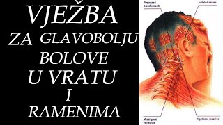 Bolovi u vratu  Bolovi u vratu i ramenima Bolovi u vratu i glavi Bolovi u vratu vježbe [upl. by Nadnal]