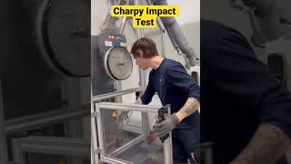 Charpy Impact Test shorts [upl. by Nosyrb]