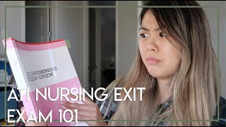 HOW I STUDIEDPASSED MY ATI EXIT EXAM  NURSING SCHOOL [upl. by Cobby]