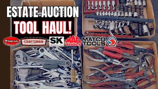 Estate Auction Tool Haul  Snapon Matco Mac Plus More [upl. by Rfinnej]