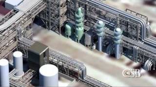 Animation of Bayer CropScience Pesticide Waste Tank Explosion [upl. by Ardnola127]