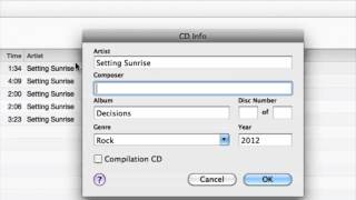 How Can I Put Music Track Information on My Burned CD  CDs amp Audio Conversions [upl. by Myer50]