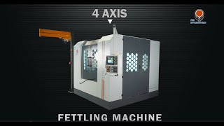 4 axis fettling machine fettlingautomation foundry foundrymachinery machine [upl. by Shanleigh]