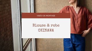 TUTORIEL  Coudre une blouse ou une robe bohème  patron Okinawa [upl. by Pachston]